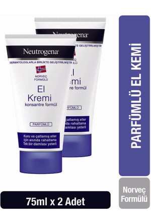 Neutrogena Parfumsuz El Kremi 75 Ml Parfumlu El Kremi 75 Ml Hediye Dermoeczanem Com