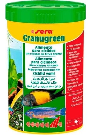Sera Cichlid Green XL Nature - Ciclidos Africanos