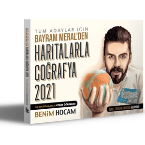 Benim Hocam Yayınları 2021 Tüm Adaylar İçin Haritalarla Coğrafya