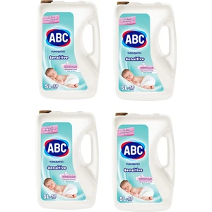 Abc Çamaşır Yumuşatıcı Sensıtıve 5 Lt * 4 'lü