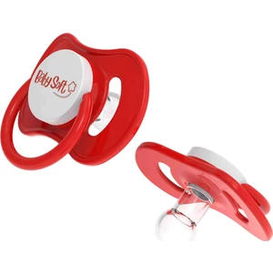 Yuvarlak Uçlu Kırmızı Emzik 0 - 6 Ay Kız - Erkek