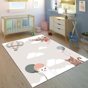 Bebişim Halı Bebişim Sevimli Kedi BH2368 100 x 150 Çocuk Odası Halısı