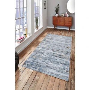 Kaymaz Dot Taban Yıkanabilir  Dijital Baskı Ahşap Eskitme Desenli Salon Halısı 80 x 100