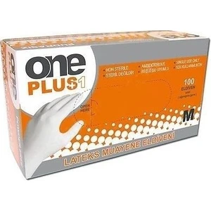 One Plus Lateks Eldiven Pudrasız M