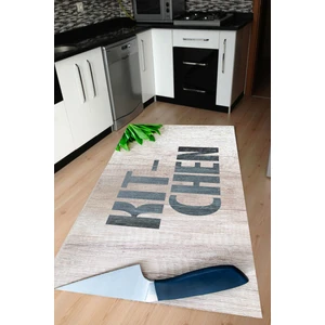 Kaymaz Dot Taban Yıkanabilir  Dijital Baskı Mutfak Tasarımı Mutfak Halısı 80 x 200
