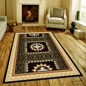 Kaymaz Dot Taban Yıkanabilir  Dijital Baskı Yeni Moda Osmanlı Desenli Salon Halısı 80 x 100