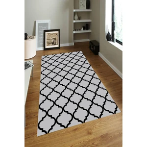 Kaymaz Dot Taban Yıkanabilir  Dijital Baskı Geometrik Tasarımlı Salon Halısı 80 x 600