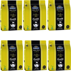 Karali Çay Karali Premium Demlik Poşet Siyah Çay 25'li x 6 Paket