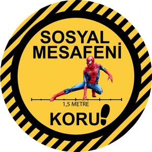 Tellgraf Sosyal Mesafe Sticker