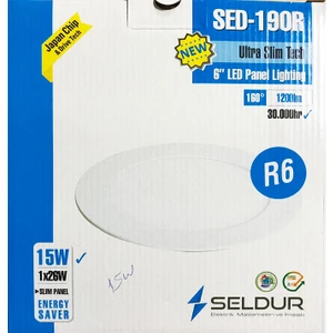 15W Ultra Slim Sıva Altı LED Panel 3000K