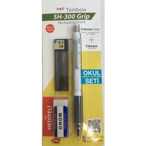 SH-300 Mekanik Kurşun Kalem Okul Seti 0.5 Beyaz