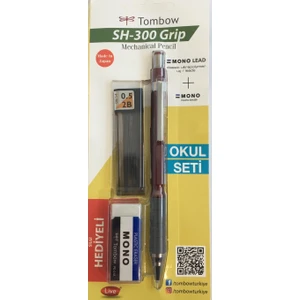 Bordo Grip Kalem 0.5mm Kalem Seti Silgi SH - 303