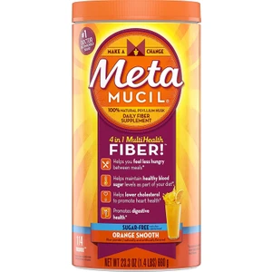 Metamucil Fiber, 4-In-1 Orange Sugarfree Powder Şekersiz Portakal Tozu 425GR