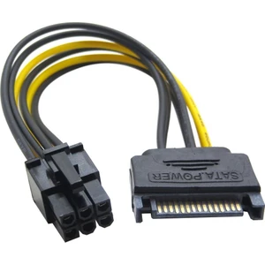 HD4535 Sata Elektrikten 6 Pin Çevirici (6 Pin Ekran Kartı Güç Kablosu)