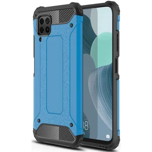 Huawei P40 Lite Kapak Çift Katmanlı Zırh Tank Kılıf - Mavi