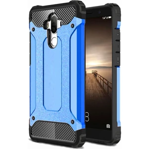 Huawei Mate 9 Kapak Çift Katmanlı Zırh Tank Kılıf - Mavi