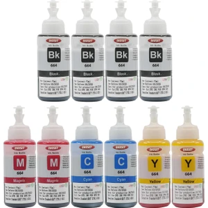 L300 L310 L355 L365 L382 L386 Uyumlu Mürekkep Renkli 70 ml 10 Adet