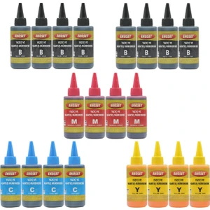 Canon G3400 G3410 G3411 G3415 Uyumlu Renkli Mürekkep 100 ml 20'li Set