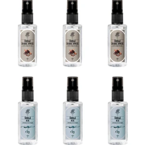Kolonya Özel Set  Rebul Ice 50 ml 3 Adet + Rebul Dark Spıce 50 ml 3 Adet