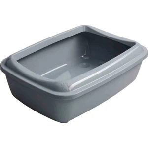 Amazon Pet Açık Kedi Tuvaleti M Gri