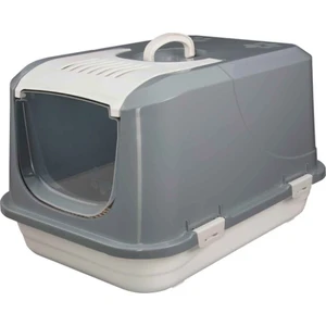 Amazon Pet Kapalı Kedi Tuvaleti L Gri