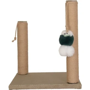 Kahverengi Çiftli Kedi Tırmalama 021