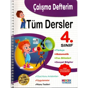 Mercek Yayıncılık 4. Sınıf Tüm Dersler Çalışma Defterim