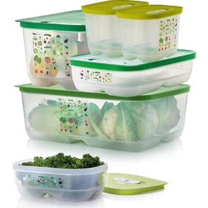 Sera Buzdolabı Saklama Kabı 6'lı Set ( 6.1 / 4.4 / 1.8 / (2 x 1.8 Dik ) / 375 ml  ))