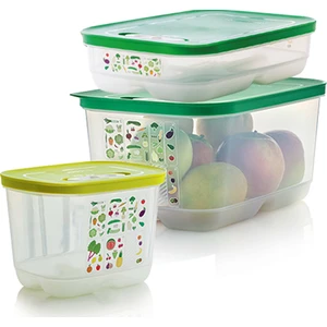 Sera Buzdolabı Saklama Kabı 3'lü Set ( 1.8 Lt Dik / 1.8 Lt Yatay / 4.4 Lt )