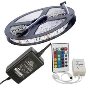 LD-1606 Üç Çipli Silikonlu 5m Rgb Şerit LED Seti