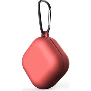 Samsung Galaxy Buds Live Kılıf Smooth Matte Tpu Çengelli Pembe