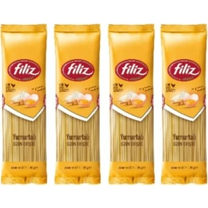 Yumurtalı Uzun Erişte 350 gr x 4 Paket