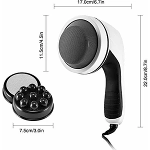 4 Başlıklı Titreşimli Masaj Aleti