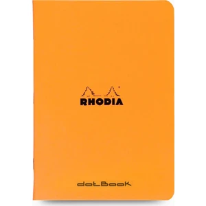Stapled A5 Dot Noktalı Defter Turuncu