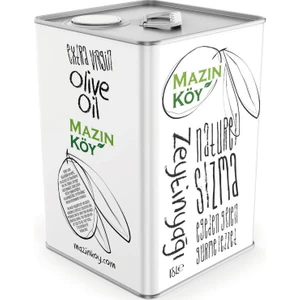 Yeni Sezon Erken Hasat Soğuk Sıkım Mazınköy Zeytinyağı 18 Lt