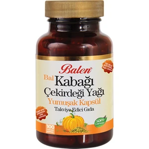 Bal Kabağı Çekirdeği Yağı 1380 Mg 100 Yumuşak Kapsül