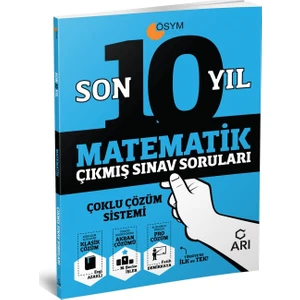 Arı Yayıncılık Son 10 Yıl Matematik Çıkmış Sınav Soruları