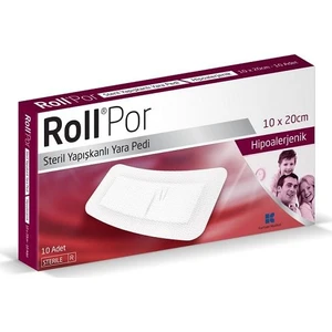 Por 10X20 cm Steril Yapışkanlı Yara Pedi 1 Adet