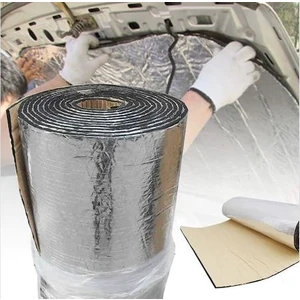 Kaput Altı Alüminyum Folyolu Kaucuk Ses Yalıtım Levhası 6-9 mm 100X150