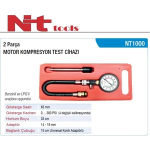 Nt Tools NT1000 Motor Kompresyon Test Cihazı 2 Parça