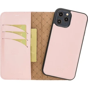 Mw Deri Telefon Kılıfı iPhone 12 Pro Max Nu2 Pembe Rfıd