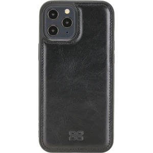 Fxc Deri Telefon Kılıfı iPhone 12 Pro Max Rst1 Siyah