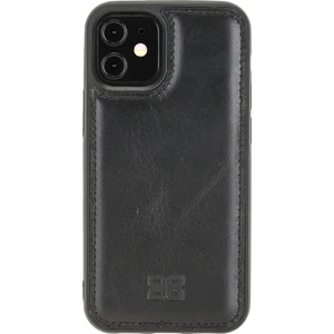 Fxc Deri Telefon Kılıfı iPhone 12 Mini Rst1 Siyah
