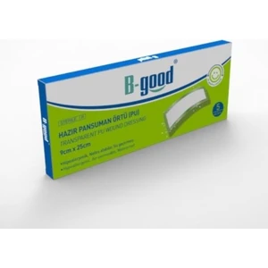 B-Good Şeffaf Yara Örtüsü 9X25 cm 5li Hazır Pansuman Örtü
