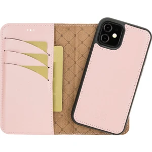 Mw Deri Telefon Kılıfı iPhone 12 Mini Nu2 Pembe Rfıd