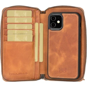 Mw Pouch Deri Telefon Kılıfı iPhone 12 Mini TN11 Taba Rfıd