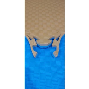 Kıvrak 100X100 cm 26 mm Tatami Minderi Turuncu-Mavi