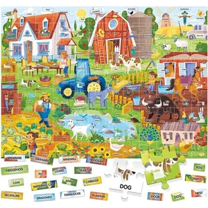 100 Ingilizce Kelimeli Puzzle - Çiftlik