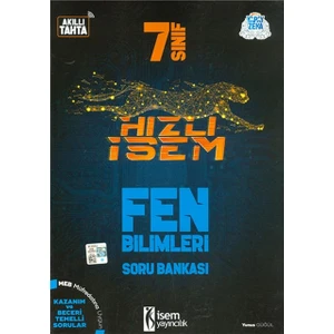 İSEM Yayıncılık 7. Sınıf Hızlı Fen Bilimleri Soru Bankası