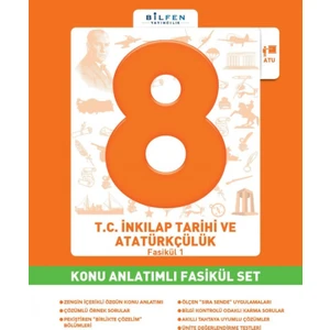 Bilfen Yayınları 8. Sınıf T.C. İnkılap Tarihi ve Atatürkçülük Fasikül Set